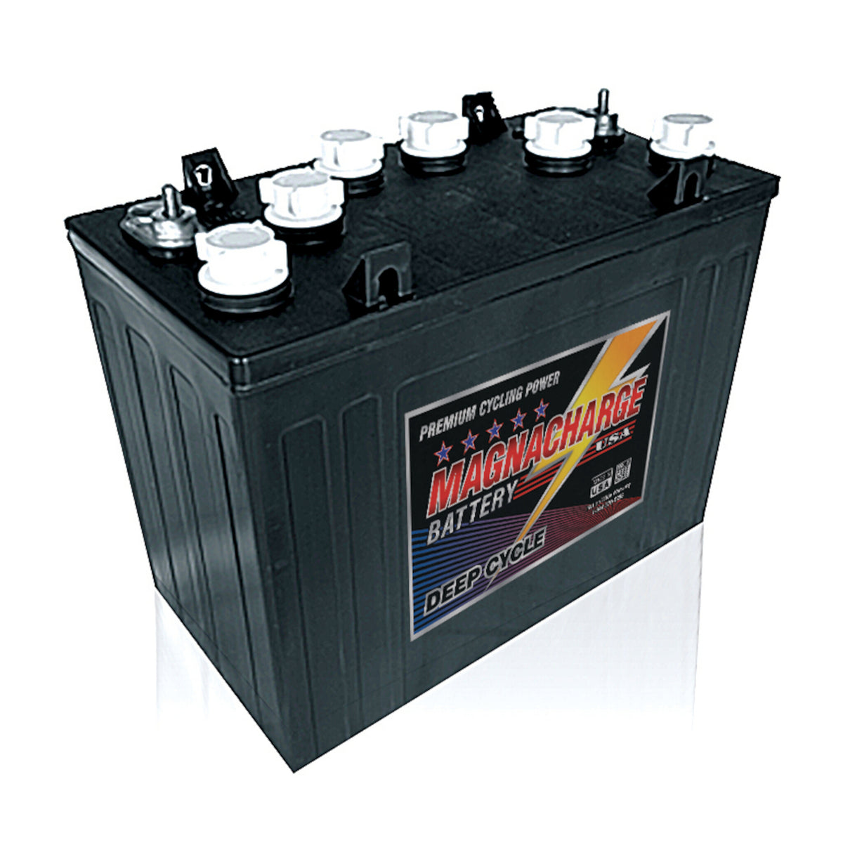 12 Volt Golf Cart Batteries Tagged "Magnavolt Battery" Voltloop Canada