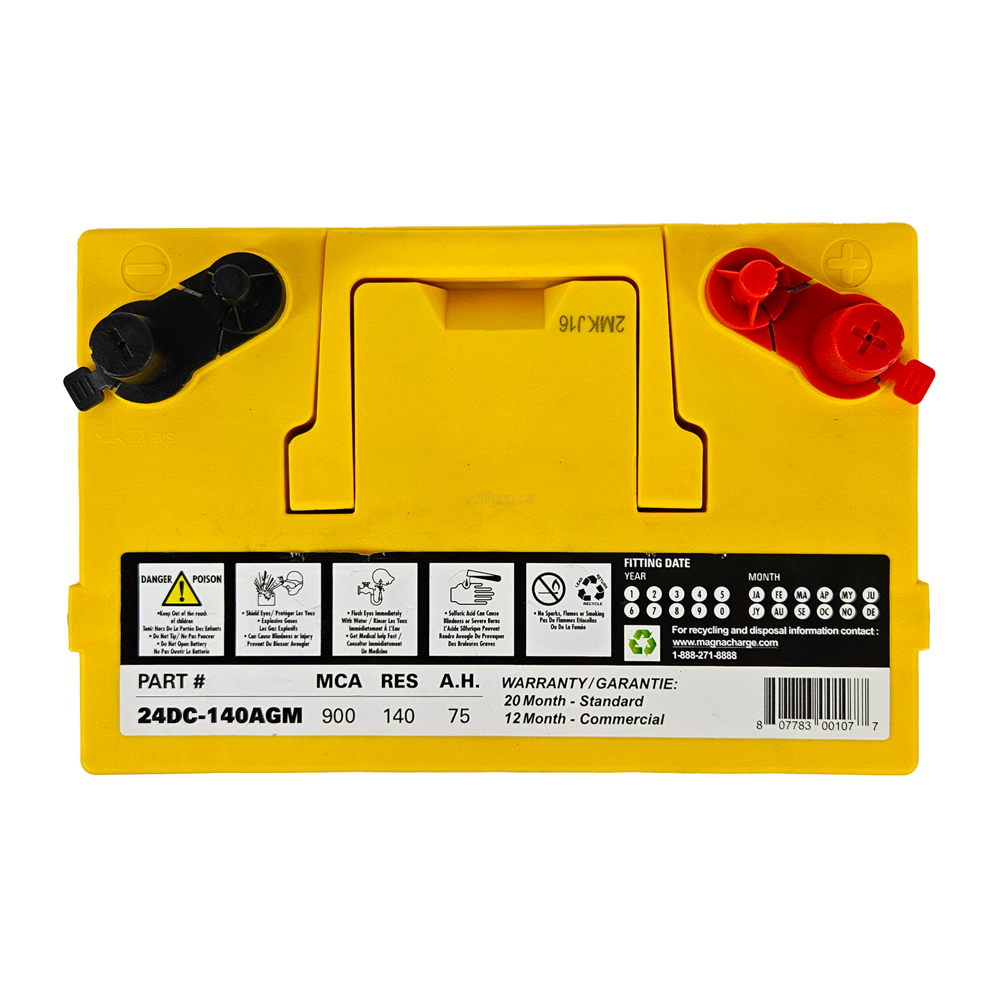 Magnacharge 24DC-140AGM Battery