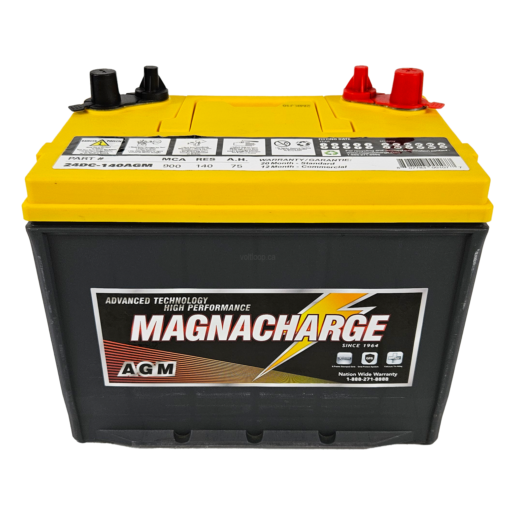 Magnacharge 24DC-140AGM Battery