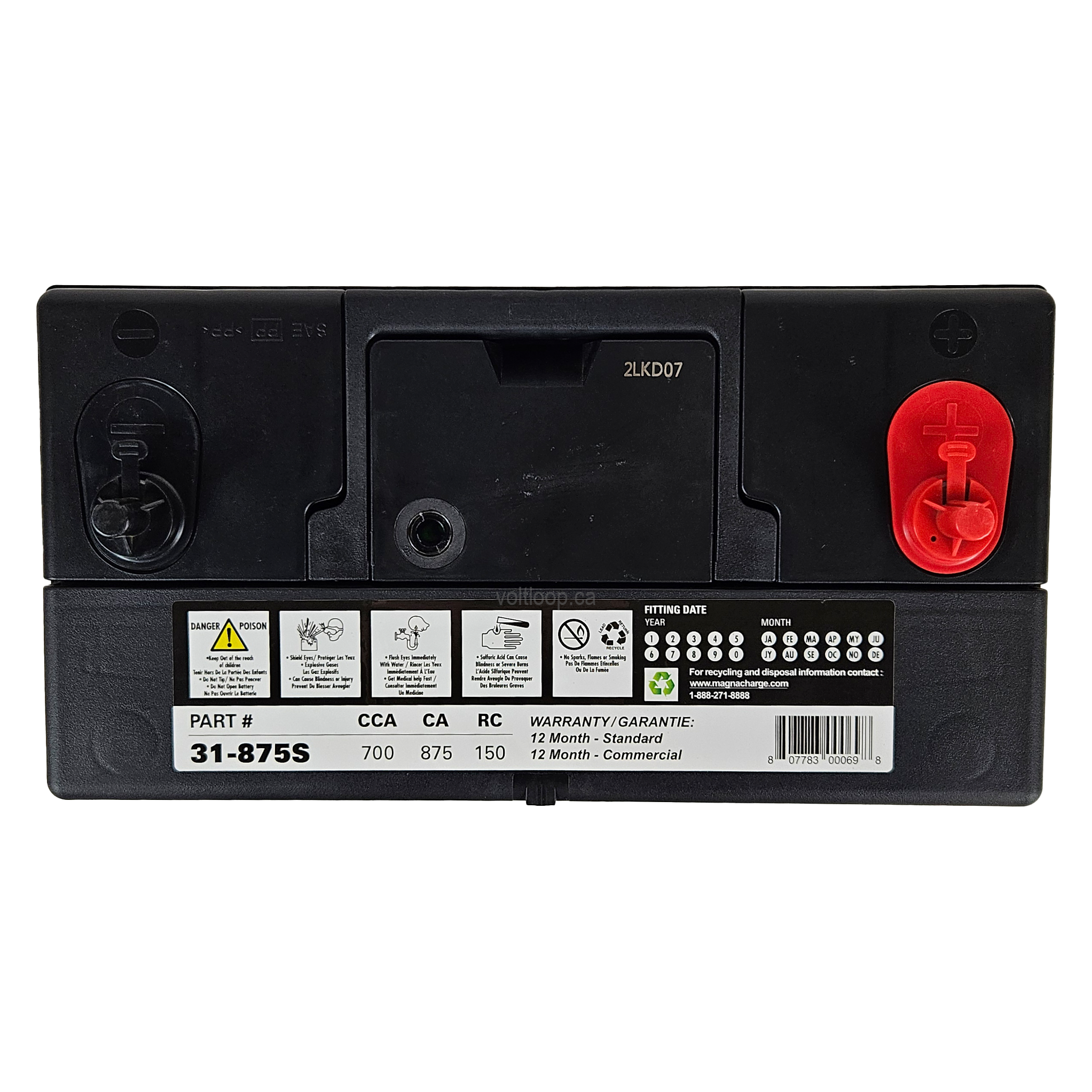MEG Magnacharge 31-875S 12V Truck & Commercial Battery – Voltloop