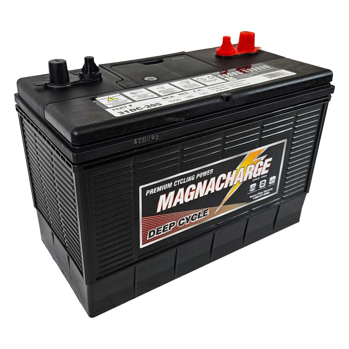 Magnacharge Magnacharge 31DC-205 12V Dual Purpose Group 31 Battery – Voltloop ...