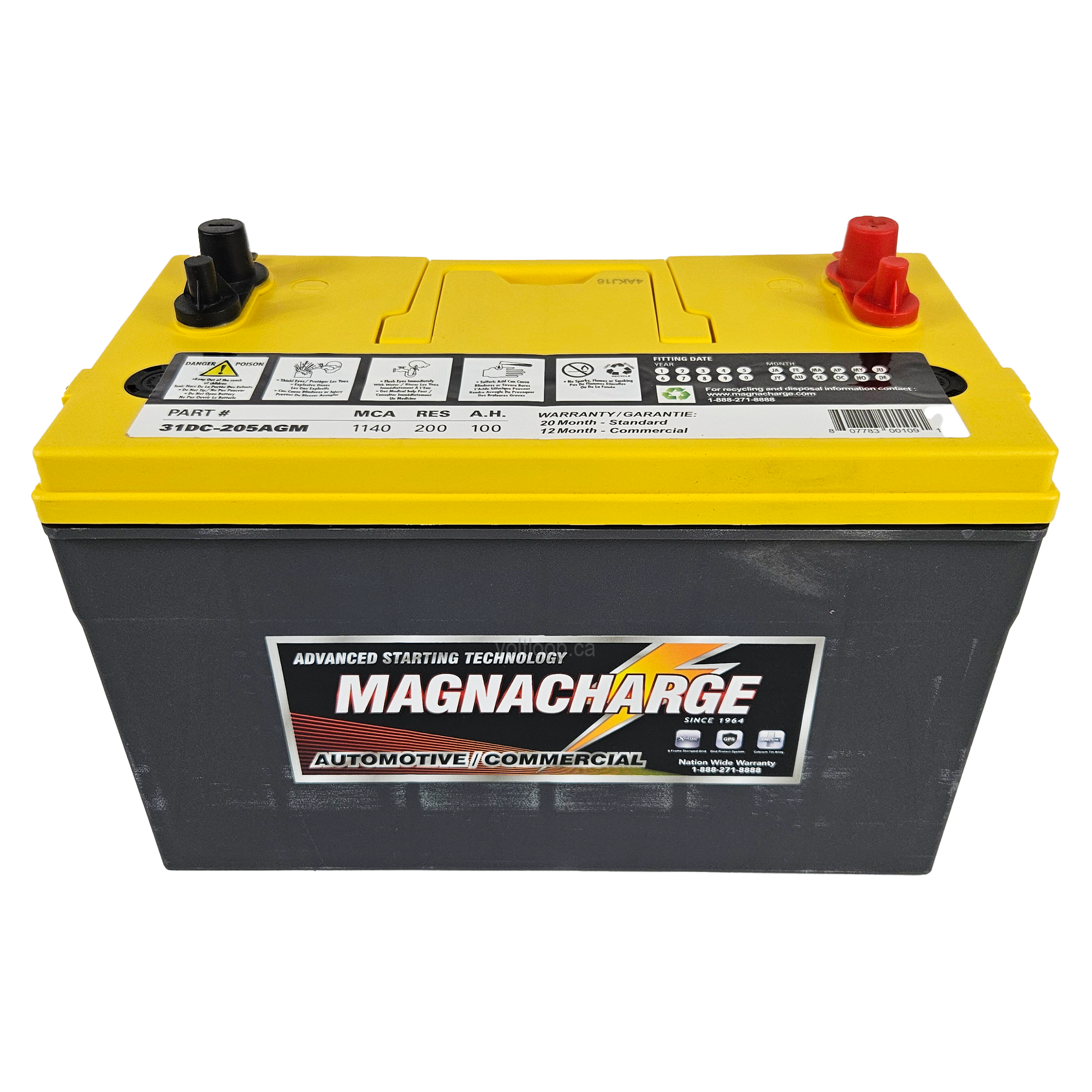 Magnacharge 31DC-205AGM Battery