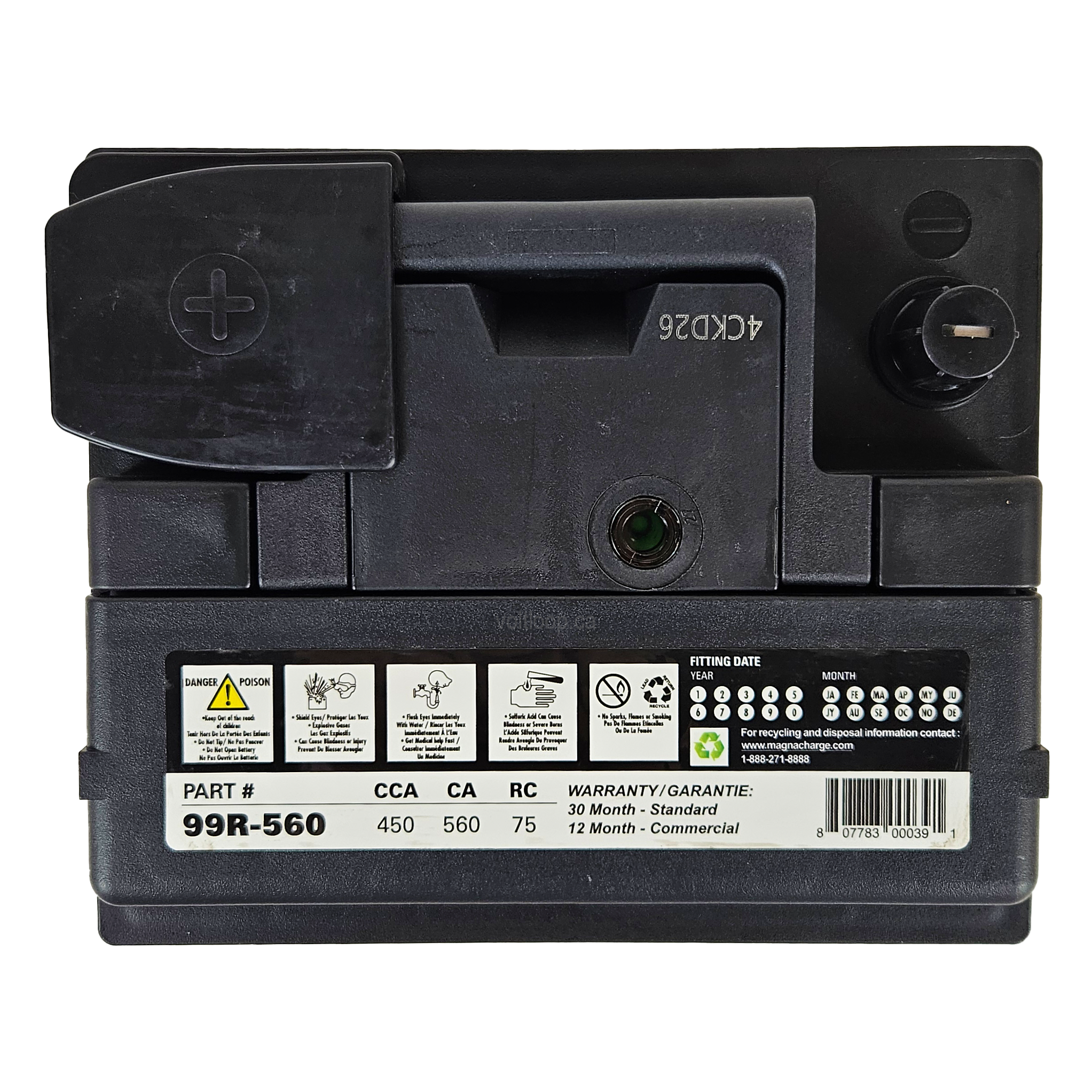 Magnacharge 99R-560 Battery