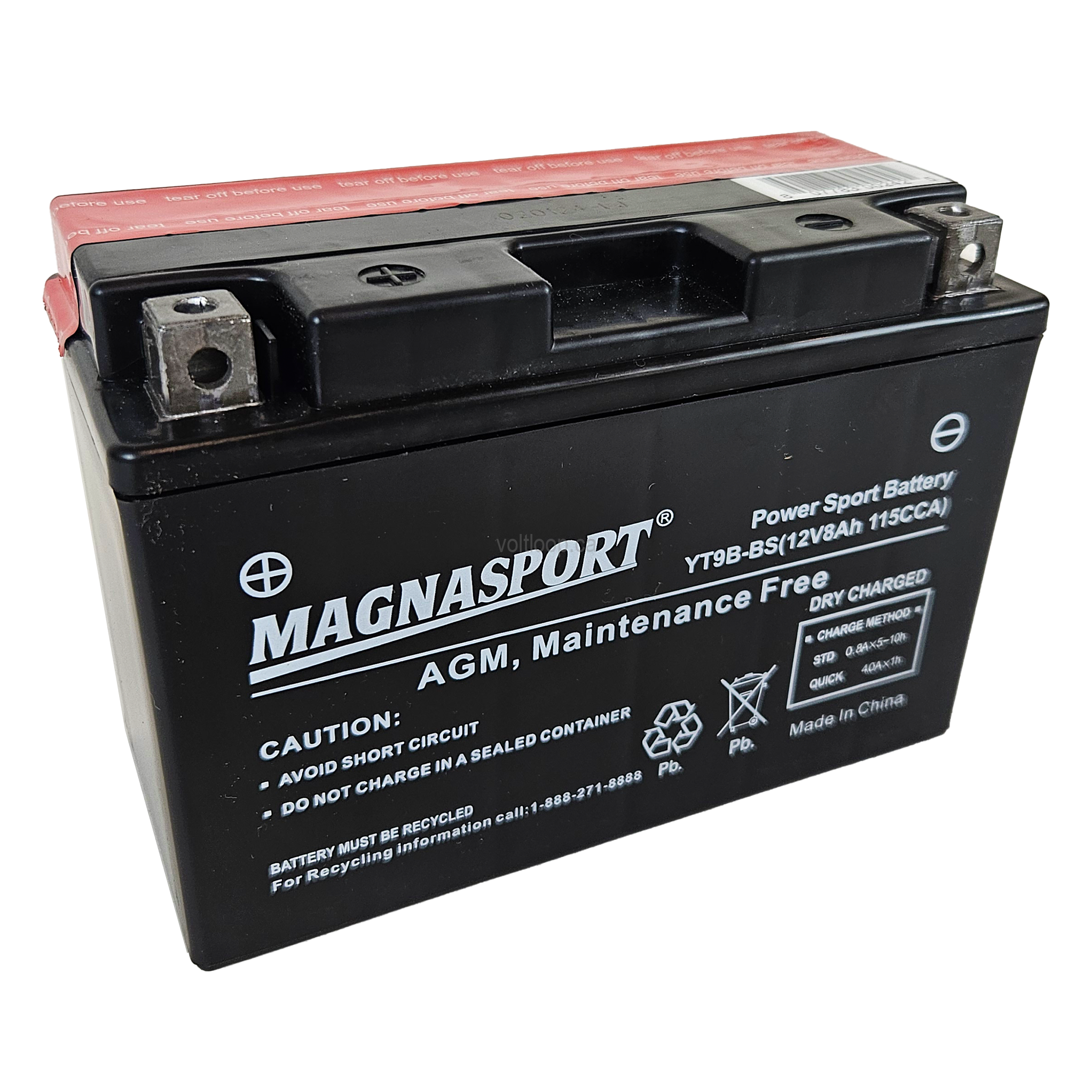 Magnasport YT9B-BS Battery