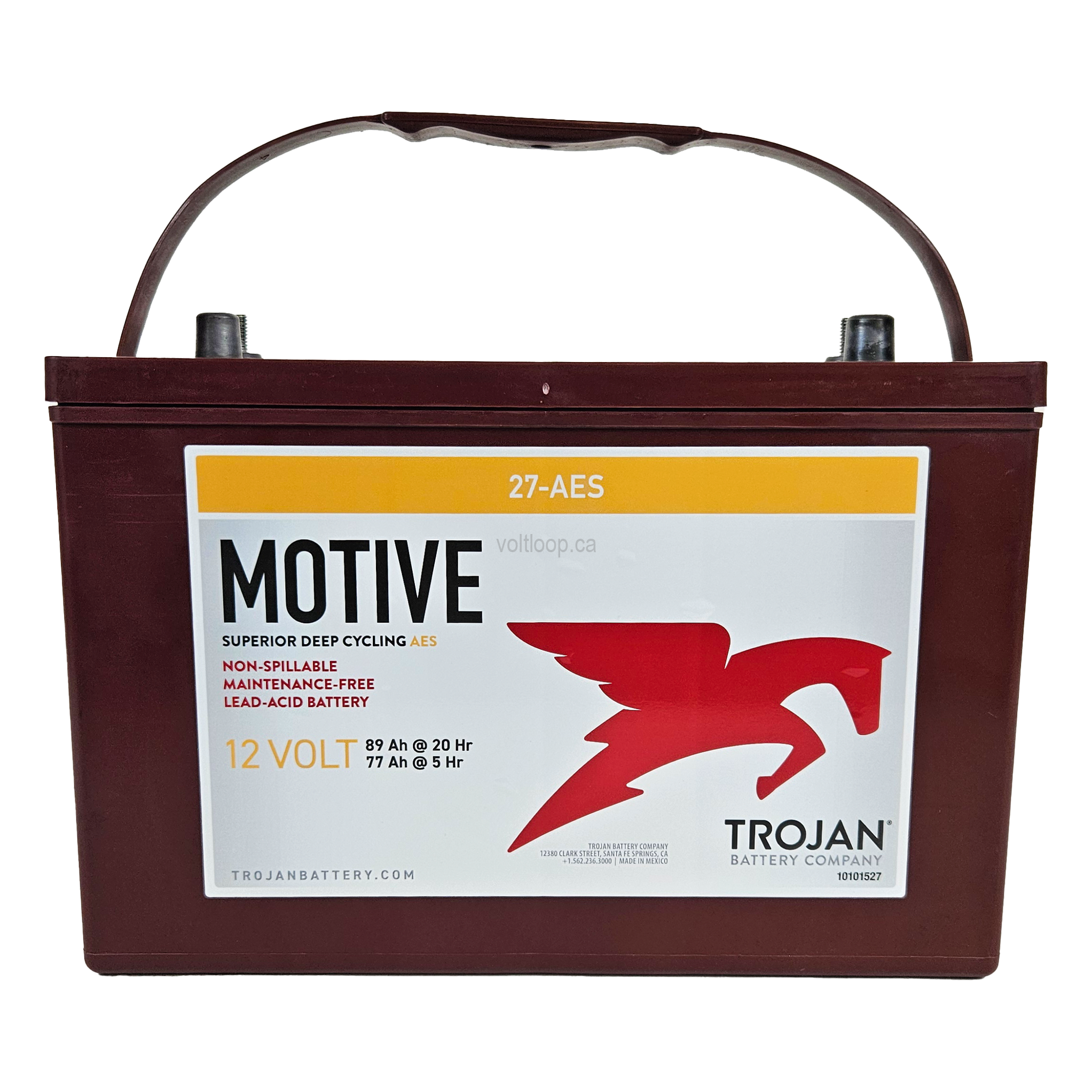 Trojan 27-AES 12V Deep Cycle AGM Battery – Voltloop Battery Store
