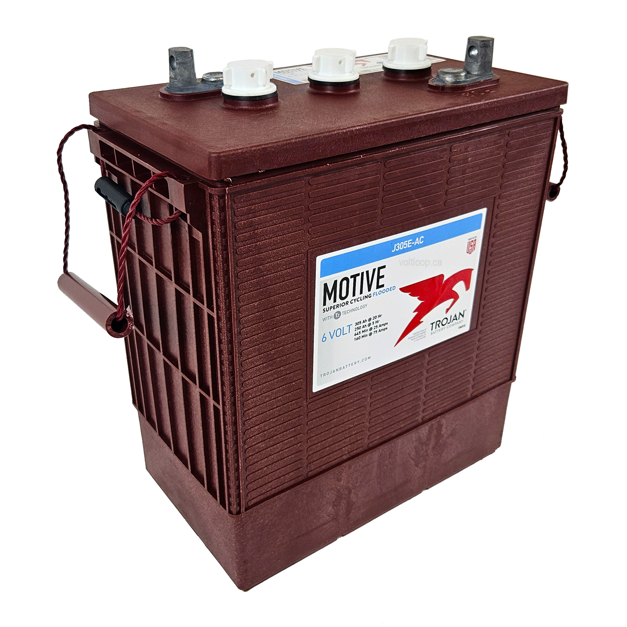 Trojan J305E-AC 6V Deep Cycle Flooded Battery | 305AH – Voltloop