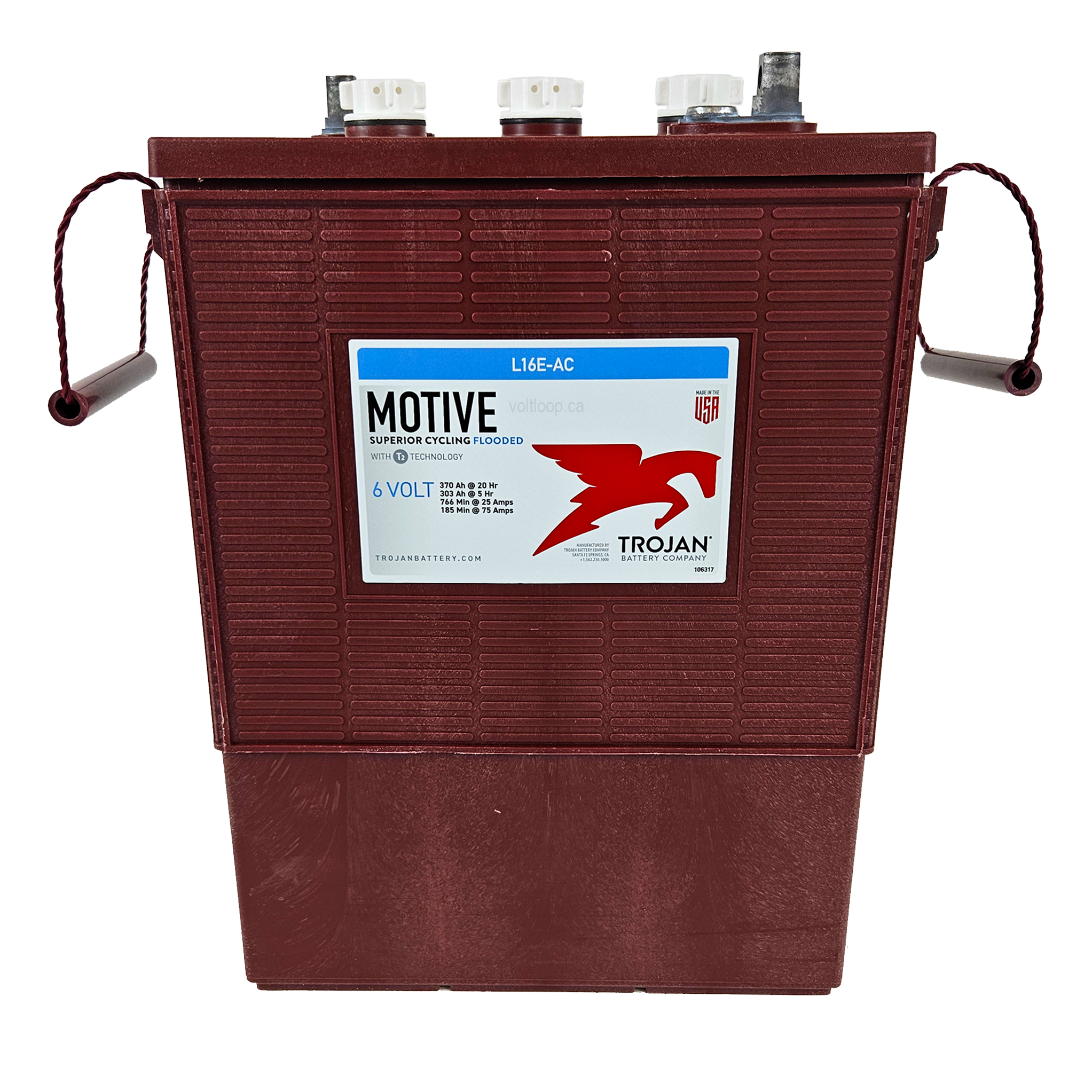 Trojan L16E-AC 6V Deep Cycle Flooded Battery | Group 903