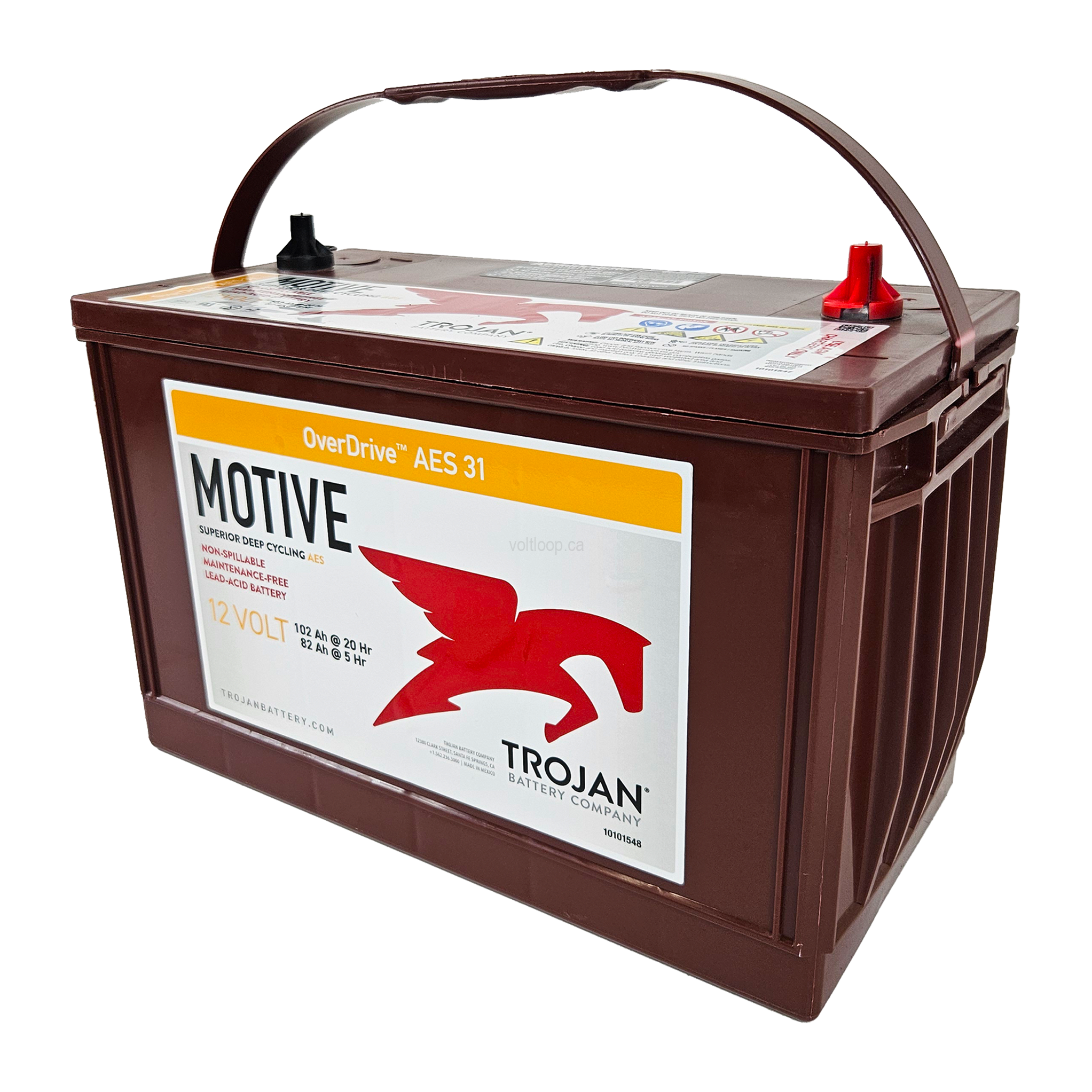 Trojan OverDrive AES-31 12V Deep Cycle AGM Battery – Voltloop