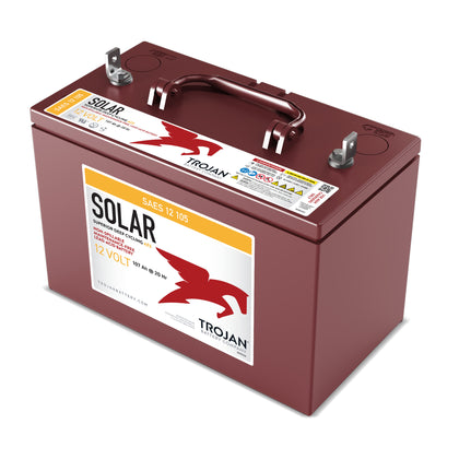 Trojan SAES 12 105 12V Solar Deep Cycle AGM Battery