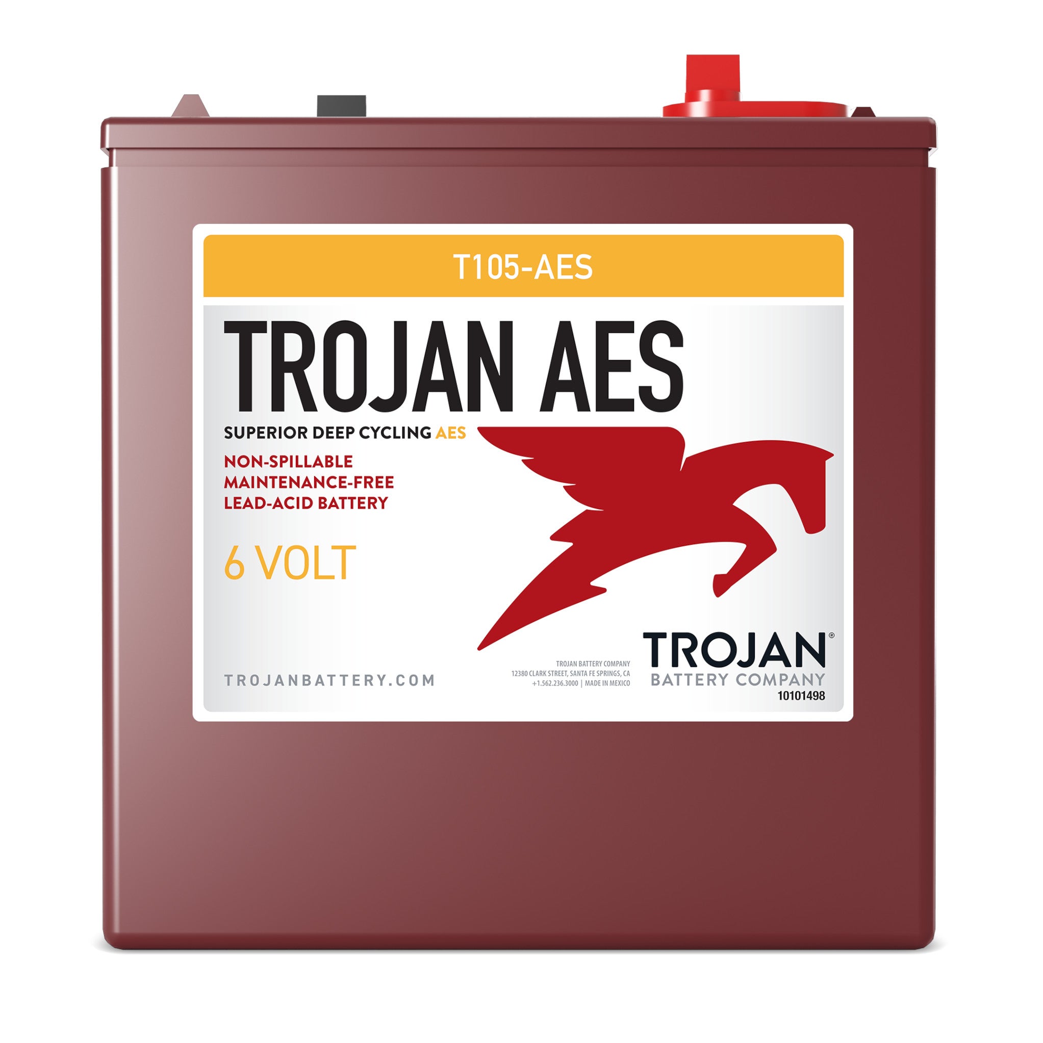 T105 Trojan T105-AES 6V Deep Cycle AGM Battery – Voltloop Canada
