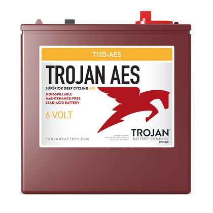 Trojan T105-AES 6V Deep Cycle AGM Battery
