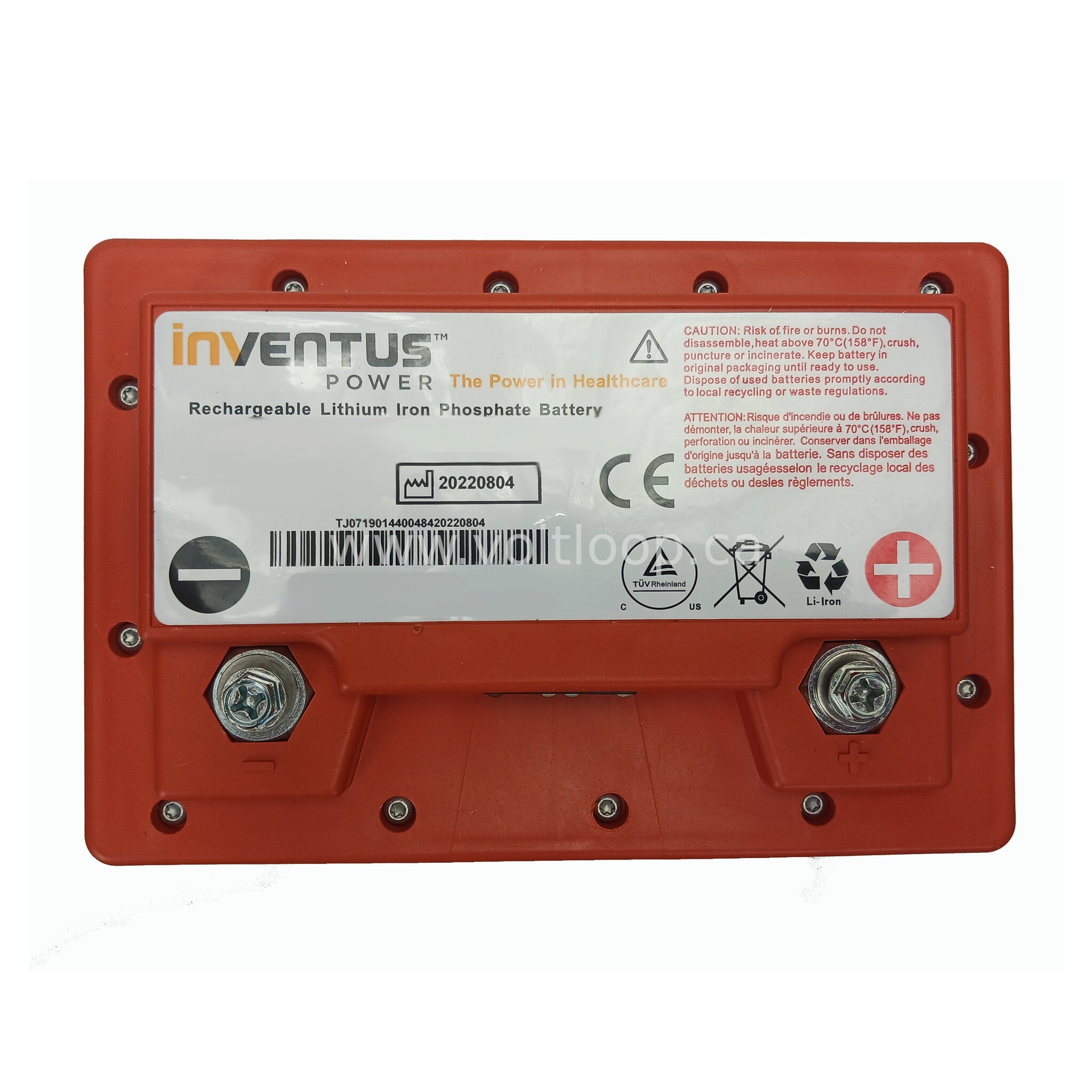 Inventus U1-25 Lithium Deep Cycle 24V Battery