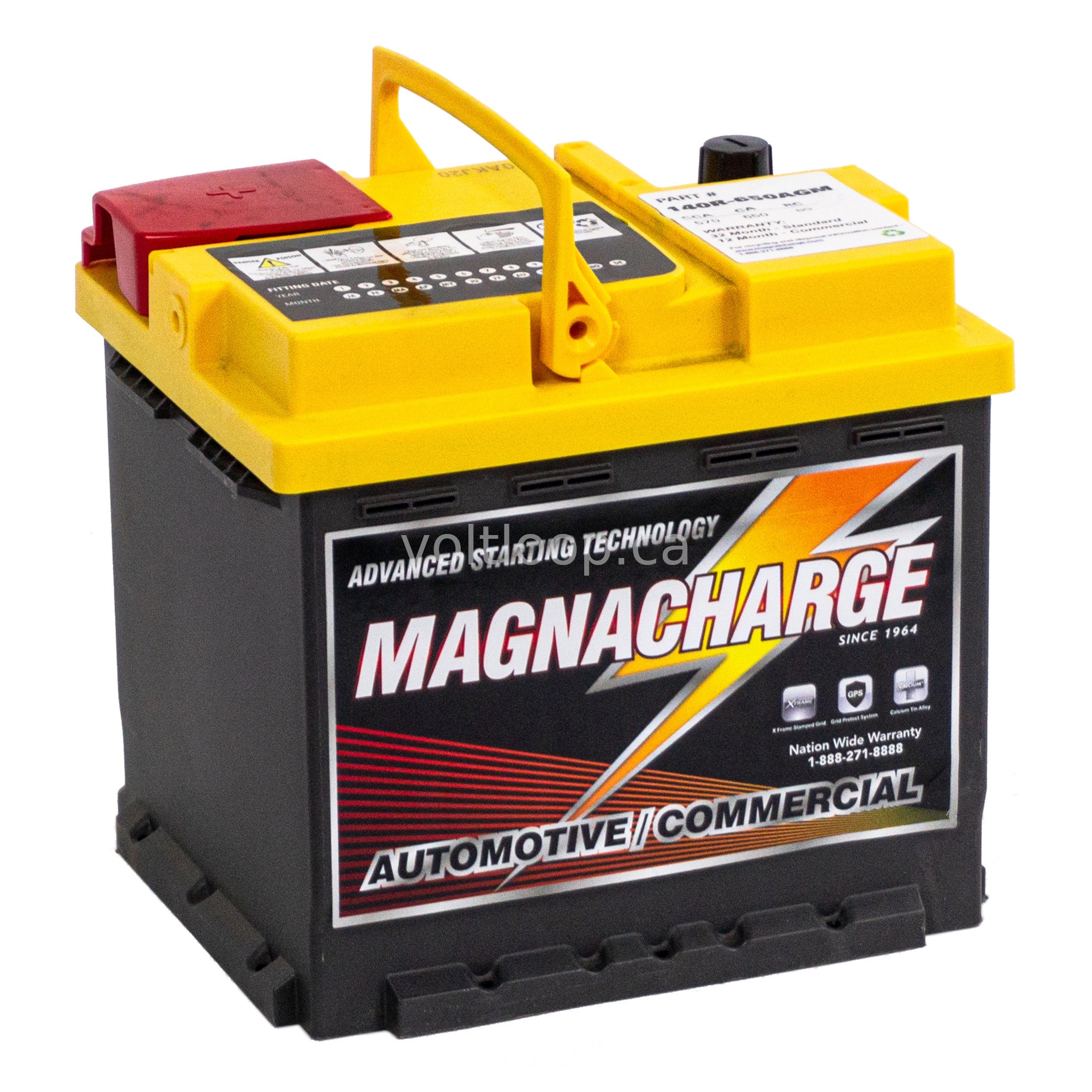 Magnacharge Magnacharge 140R-650AGM 12V AGM Car Battery | Group 140R – Voltloop ...