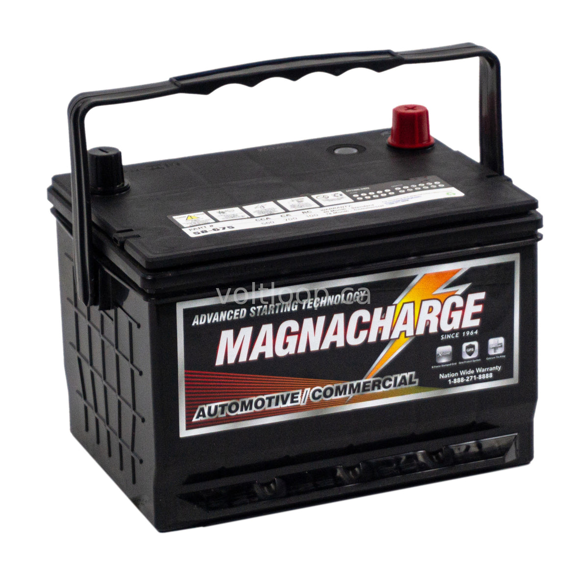 Magnacharge 58-675 12V Car Battery | Group 58 – Voltloop Canada