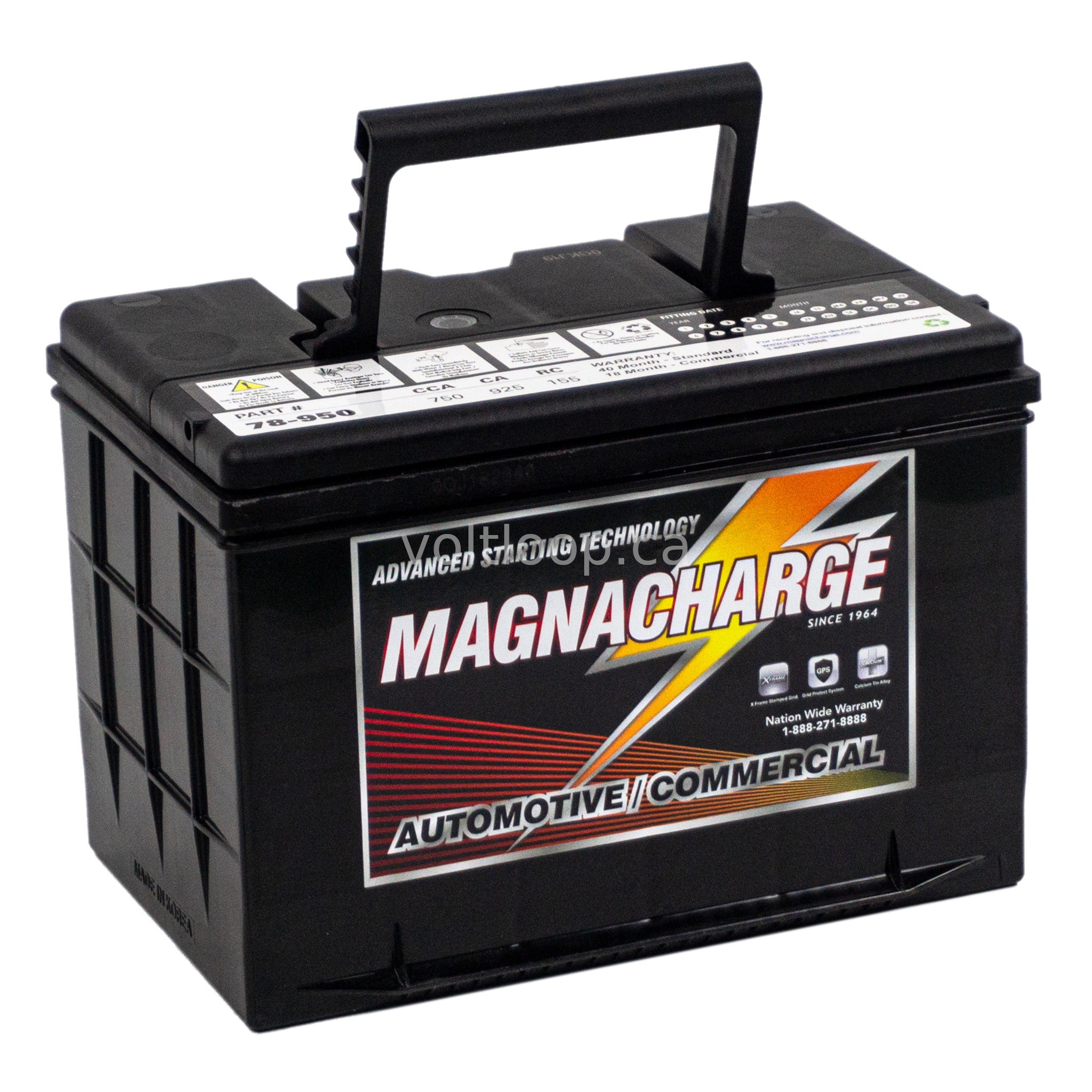 Magnacharge Magnacharge 78-950 12V Car Battery | Group 78 – Voltloop Battery Store