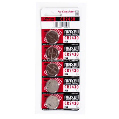 Maxell CR2430 3V Lithium Coin Cell Battery