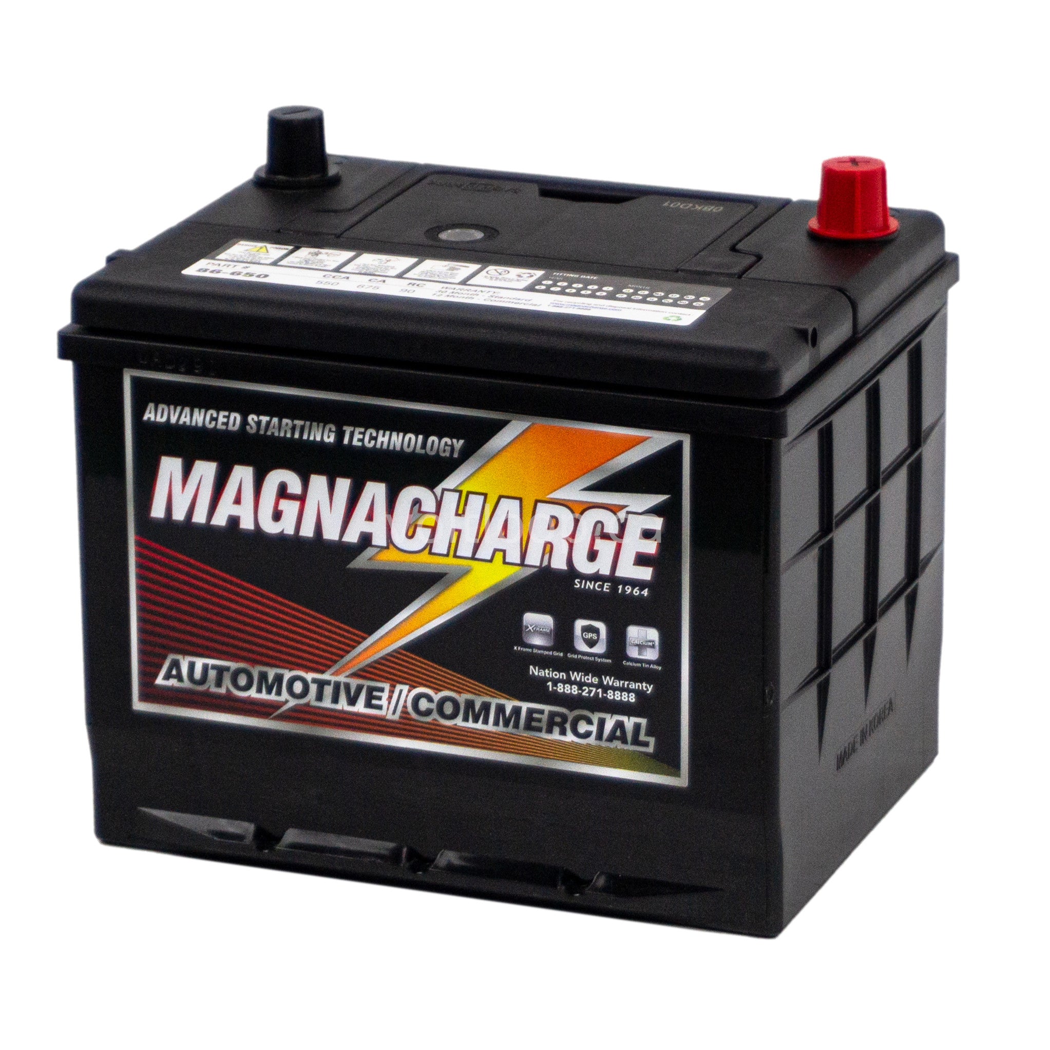 Magnacharge Magnacharge 86-650 12V Car Battery | Group 86 – Voltloop Battery Store