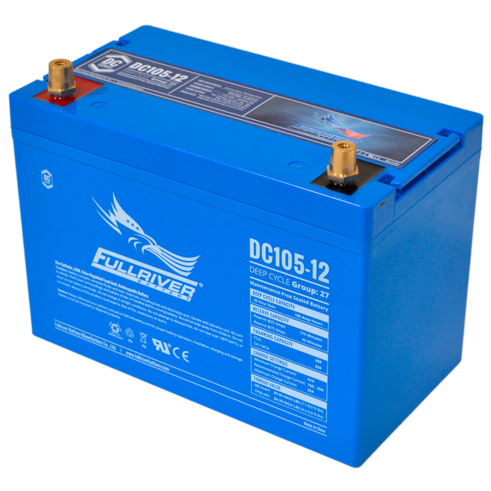 Fullriver DC105-12 AGM Battery