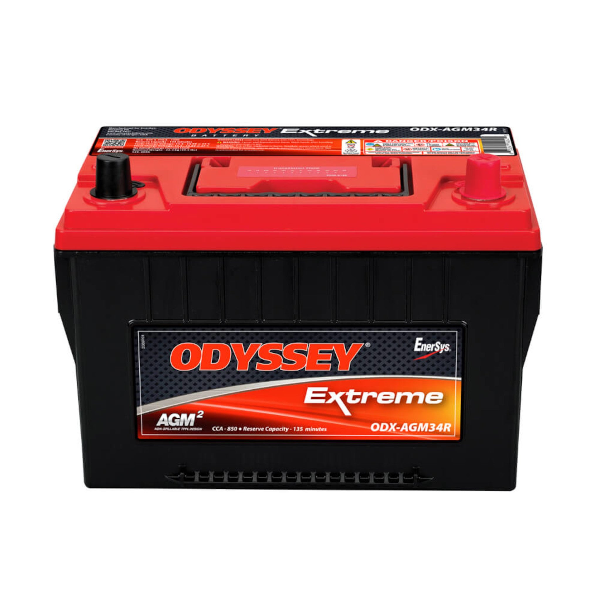 34r Odyssey ODX-AGM34R 12V AGM Engine Start Group 34R Battery – Voltloop ...
