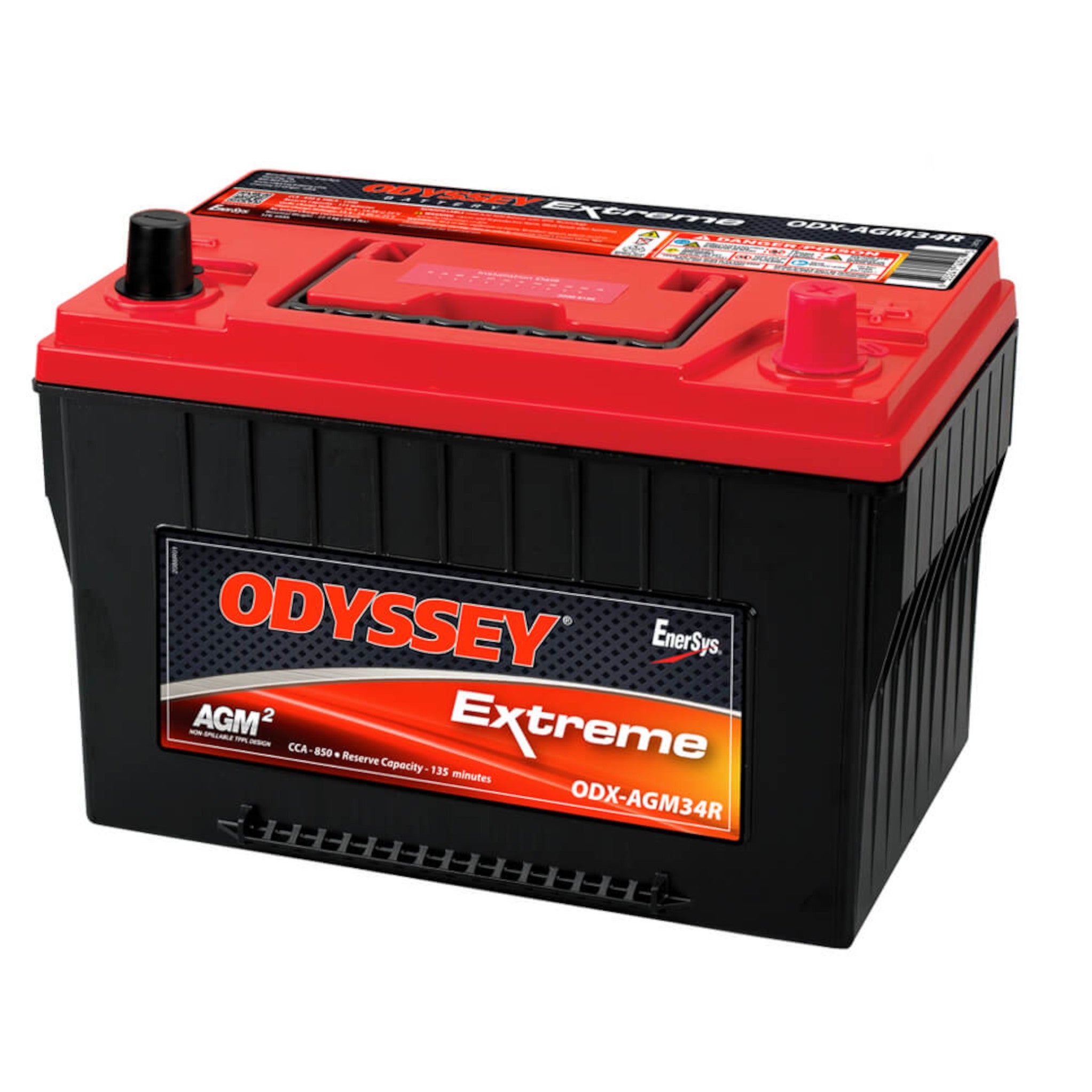 34r Odyssey ODX-AGM34R 12V AGM Engine Start Group 34R Battery – Voltloop ...