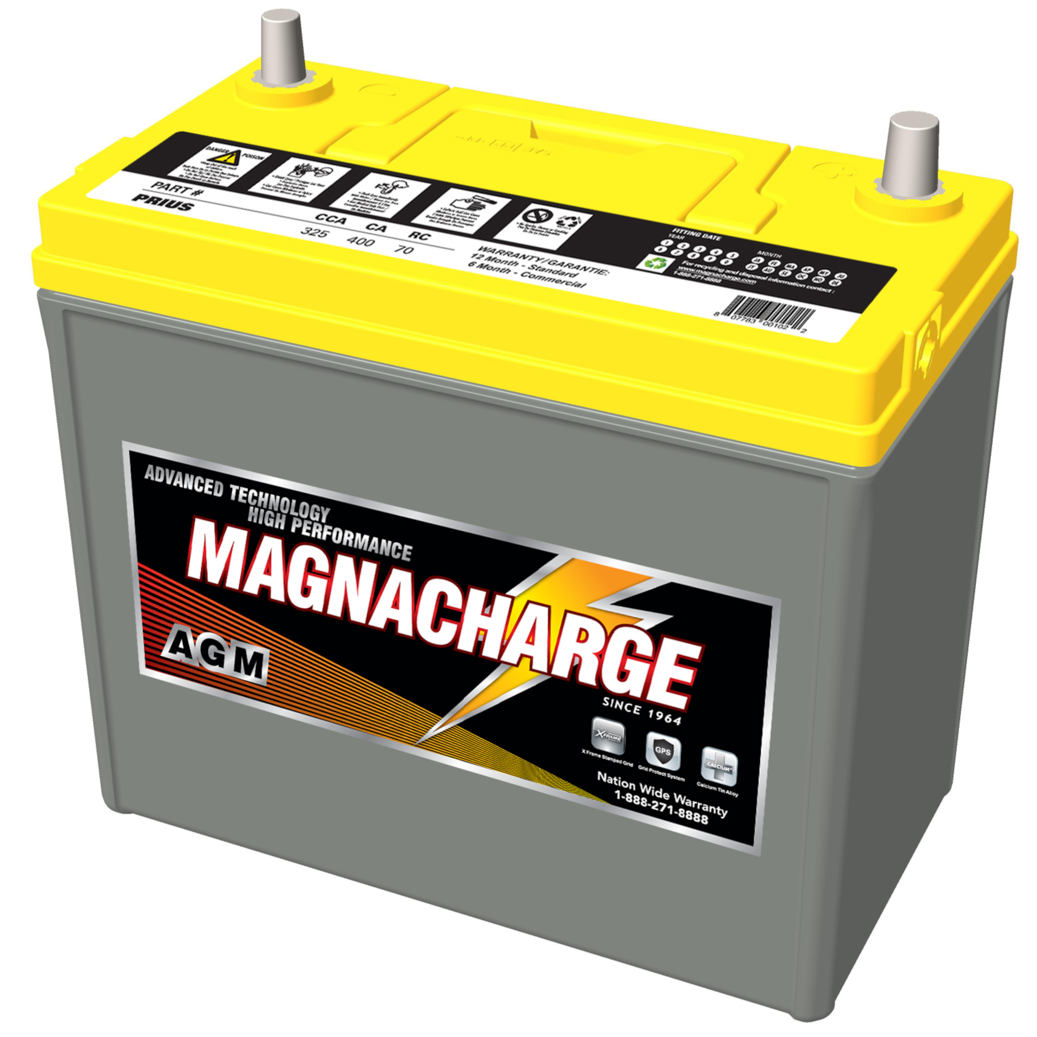 Magnacharge PRIUS 12V AGM Car Battery