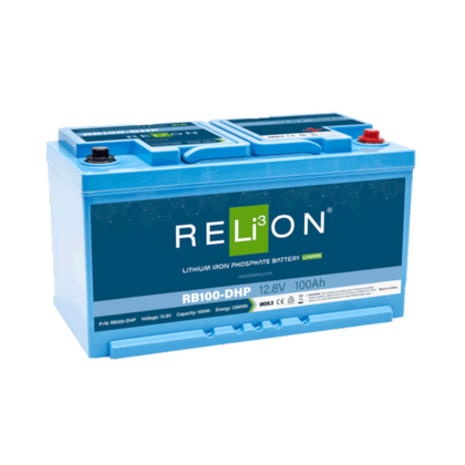 Relion RB100-DHP 12V LiFePO4 Lithium Deep Cycle Battery