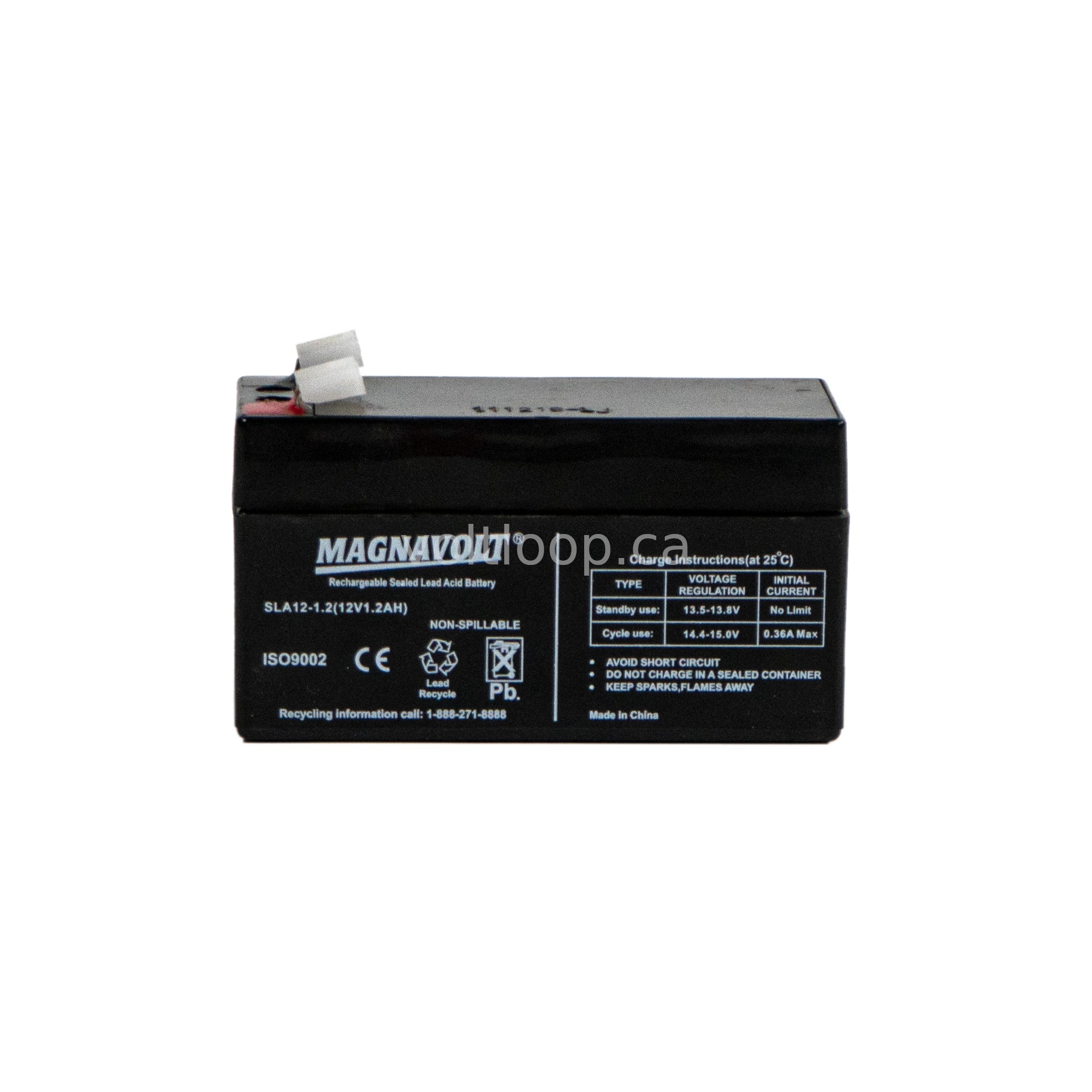 Magnavolt SLA12-1.2 12V 1.2 Ah Sealed Lead Acid Battery