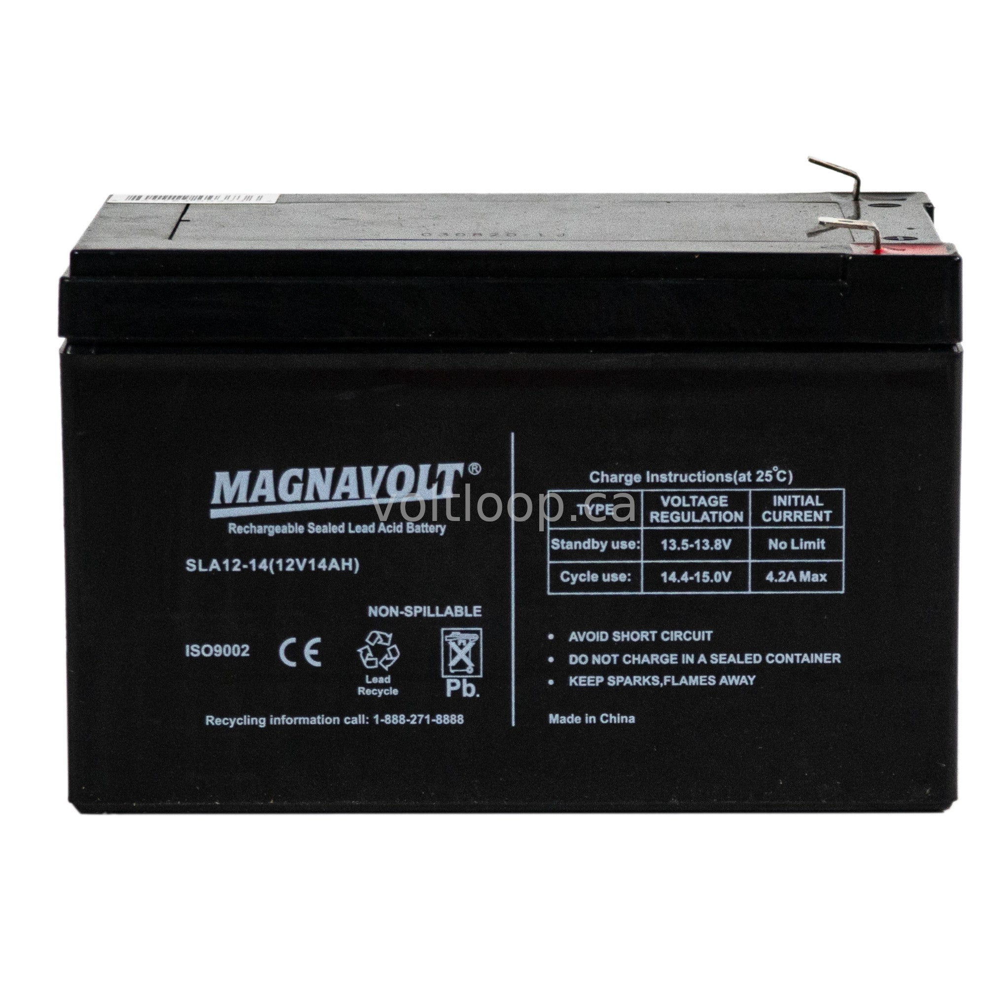 Magnavolt SLA12-14 12V 14 Ah Sealed Lead Acid Battery