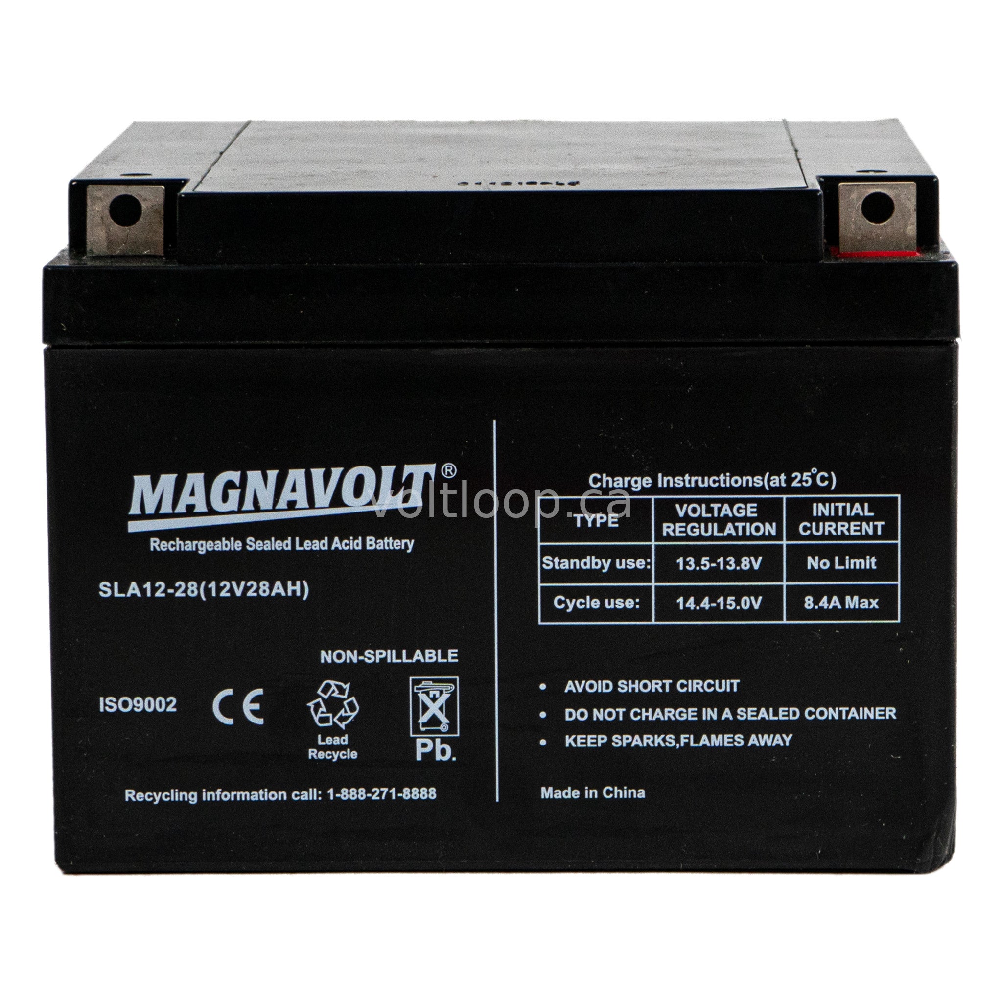 Magnavolt SLA12-28 12V 28 Ah Sealed Lead Acid Battery