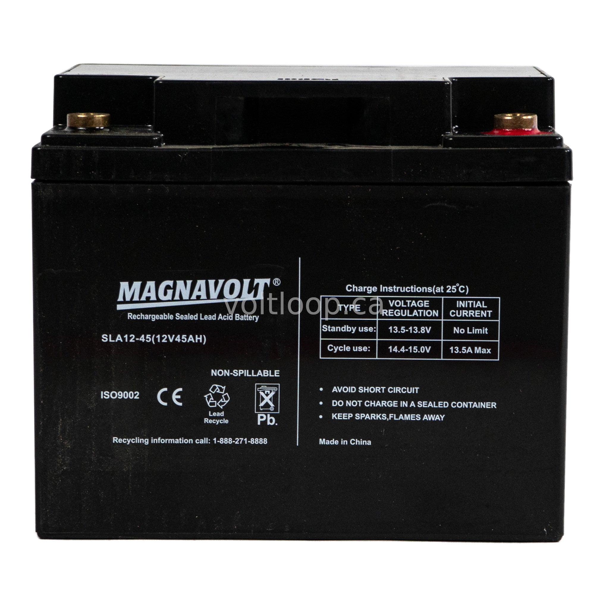 Magnavolt SLA12-45 12V 45 Ah Sealed Lead Acid Battery