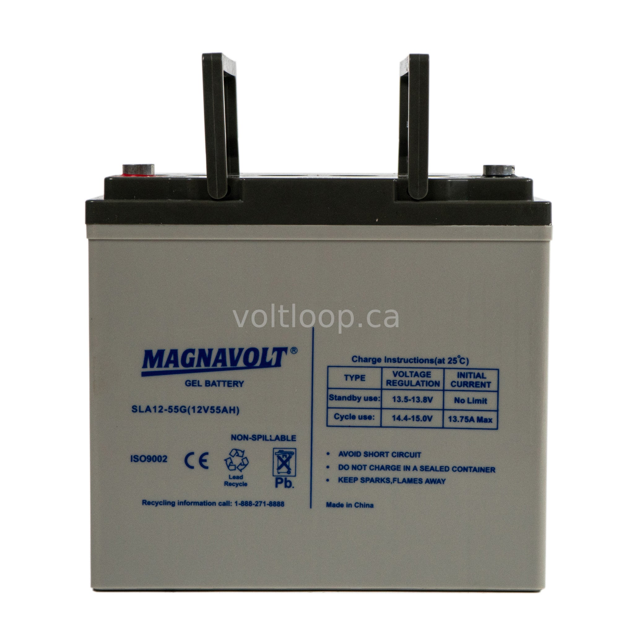Magnavolt SLA12-55G Maintenance Free Sealed Lead Acid (Gel) Battery