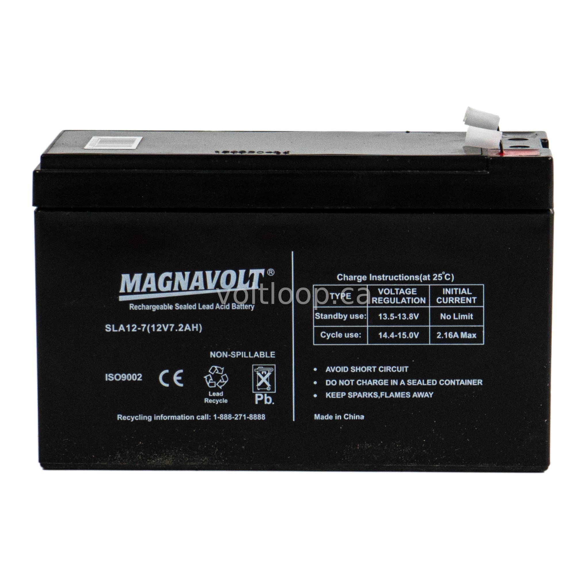 Magnavolt SLA12-7 12V 7Ah Sealed Lead Acid Battery