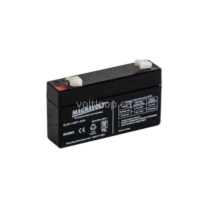 Magnavolt SLA6-1.2 6V 1.2Ah Sealed Lead Acid SLA Battery