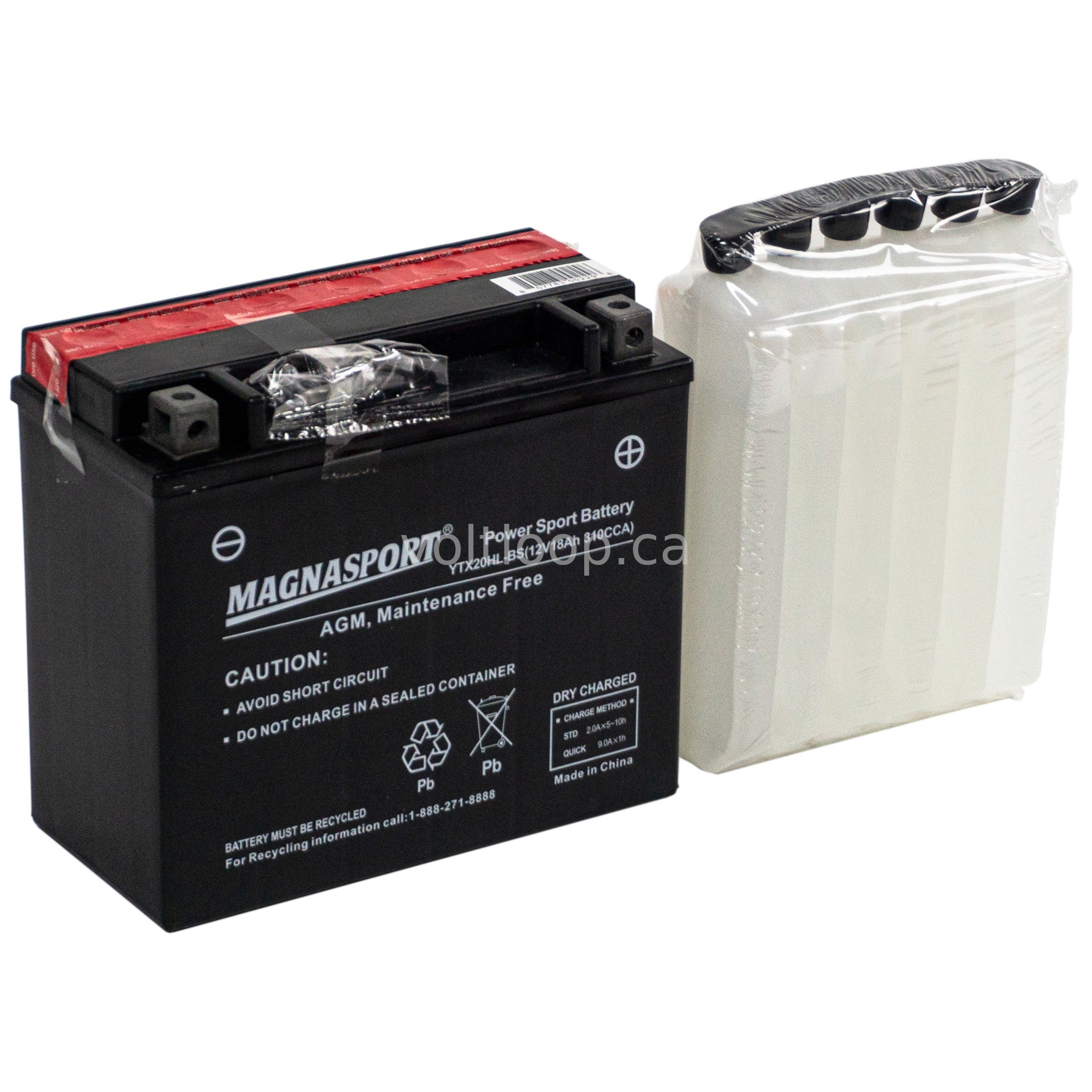 Magnasport YTX20HL-BS 12V Advanced AGM Battery | 310 CCA