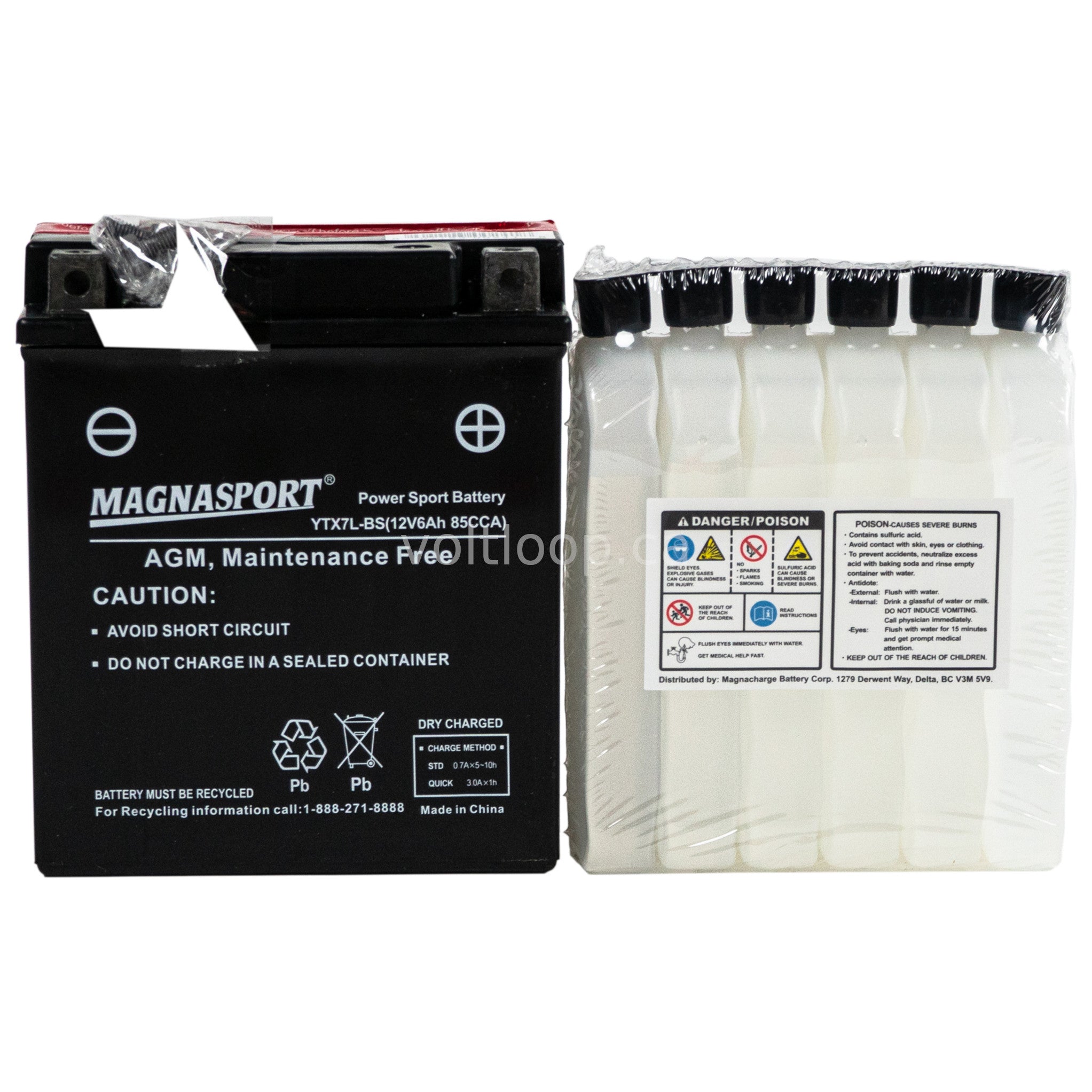 Magnasport YTX7L-BS 12V Advanced AGM Battery | 85 CCA – Voltloop