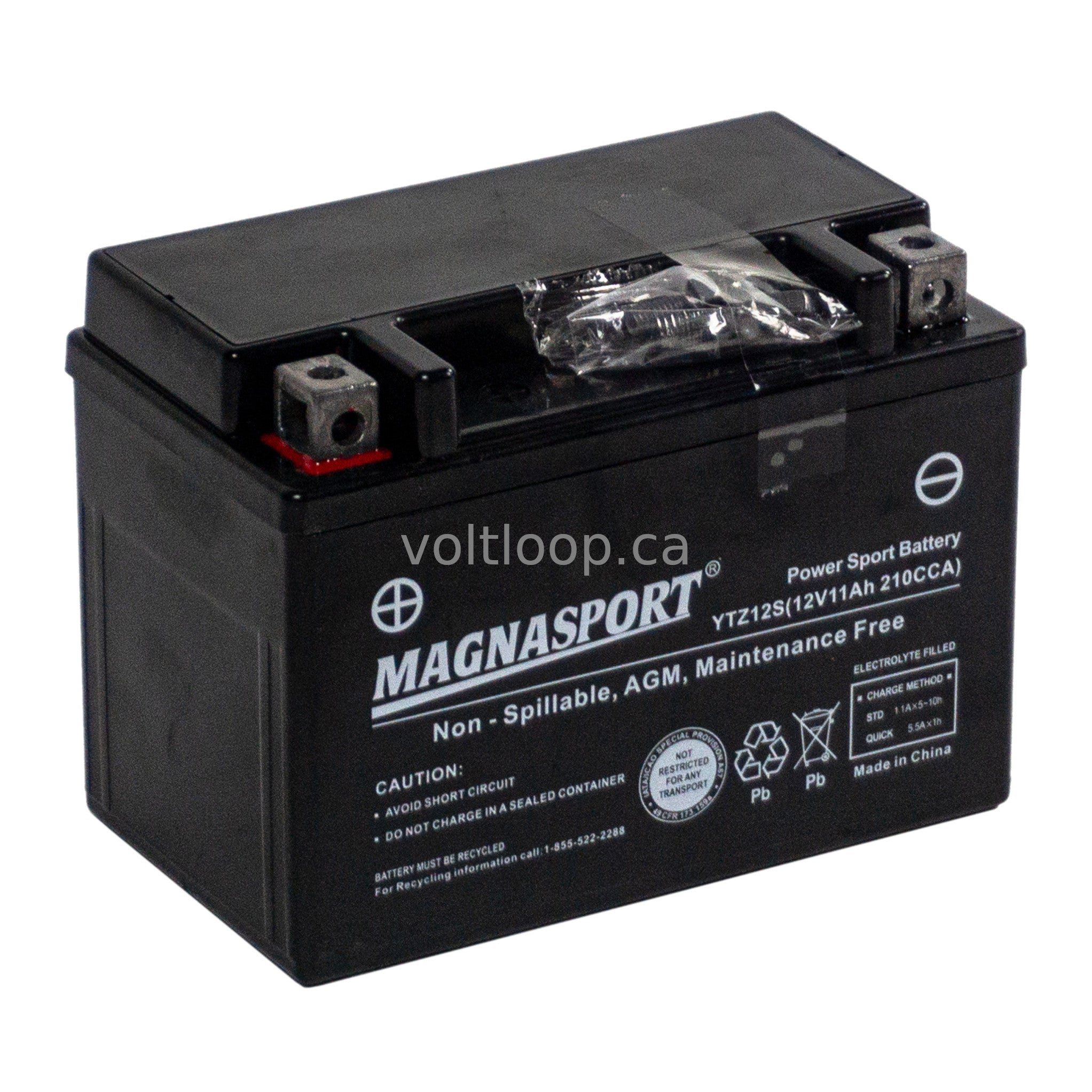 Magnasport YTZ12S 12V Powersport AGM Battery | 210 CCA – Voltloop