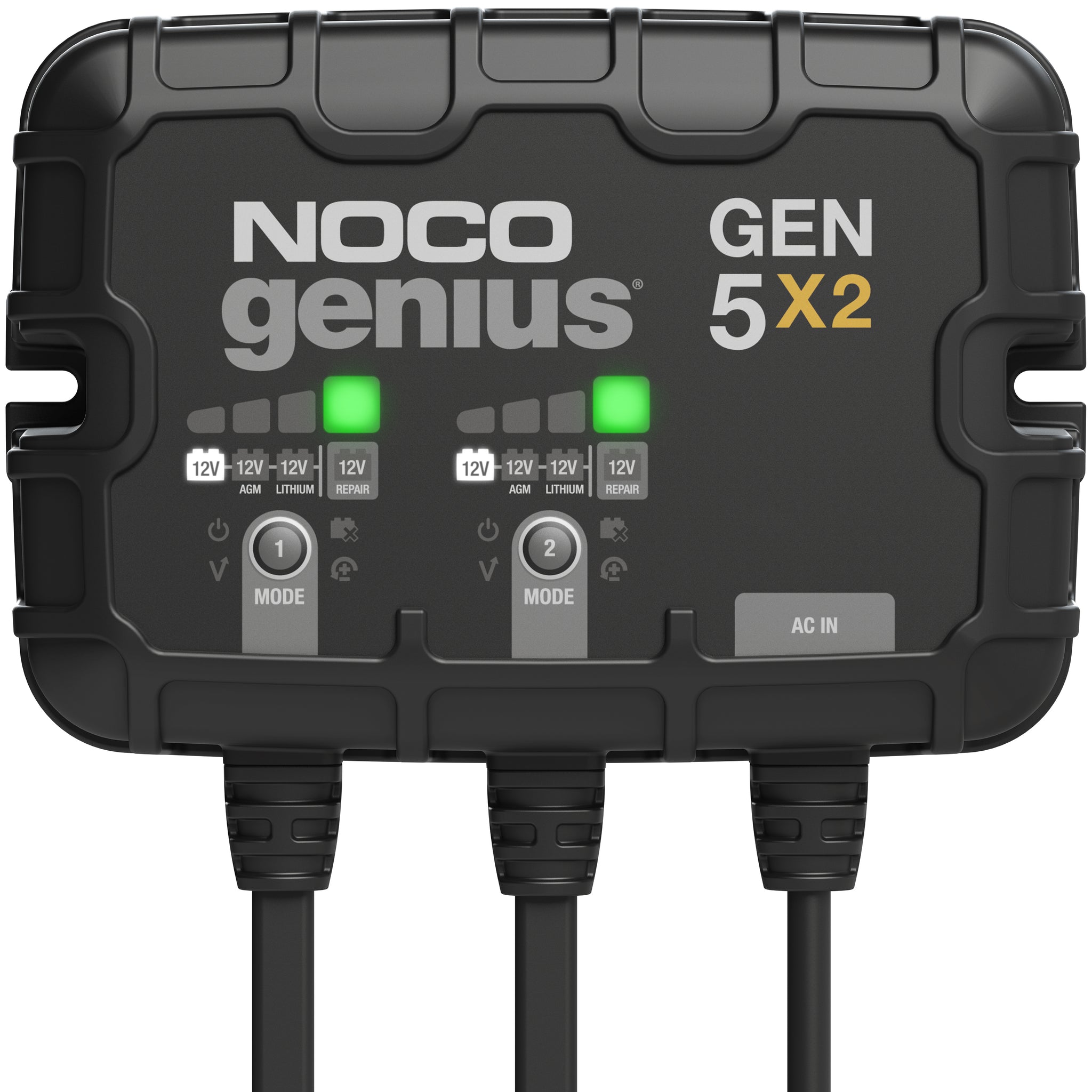 Noco GEN5X2 12V 2 Bank On-Board Battery Charger | 5 Amp – Voltloop