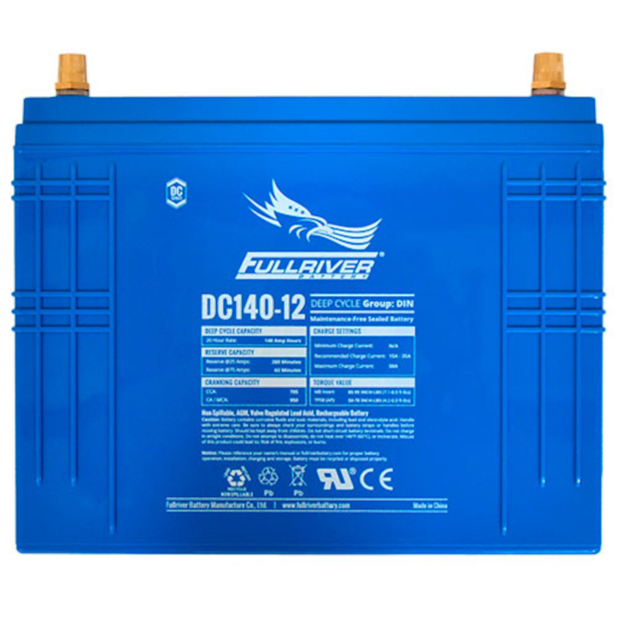 Fullriver DC140-12 AGM Battery