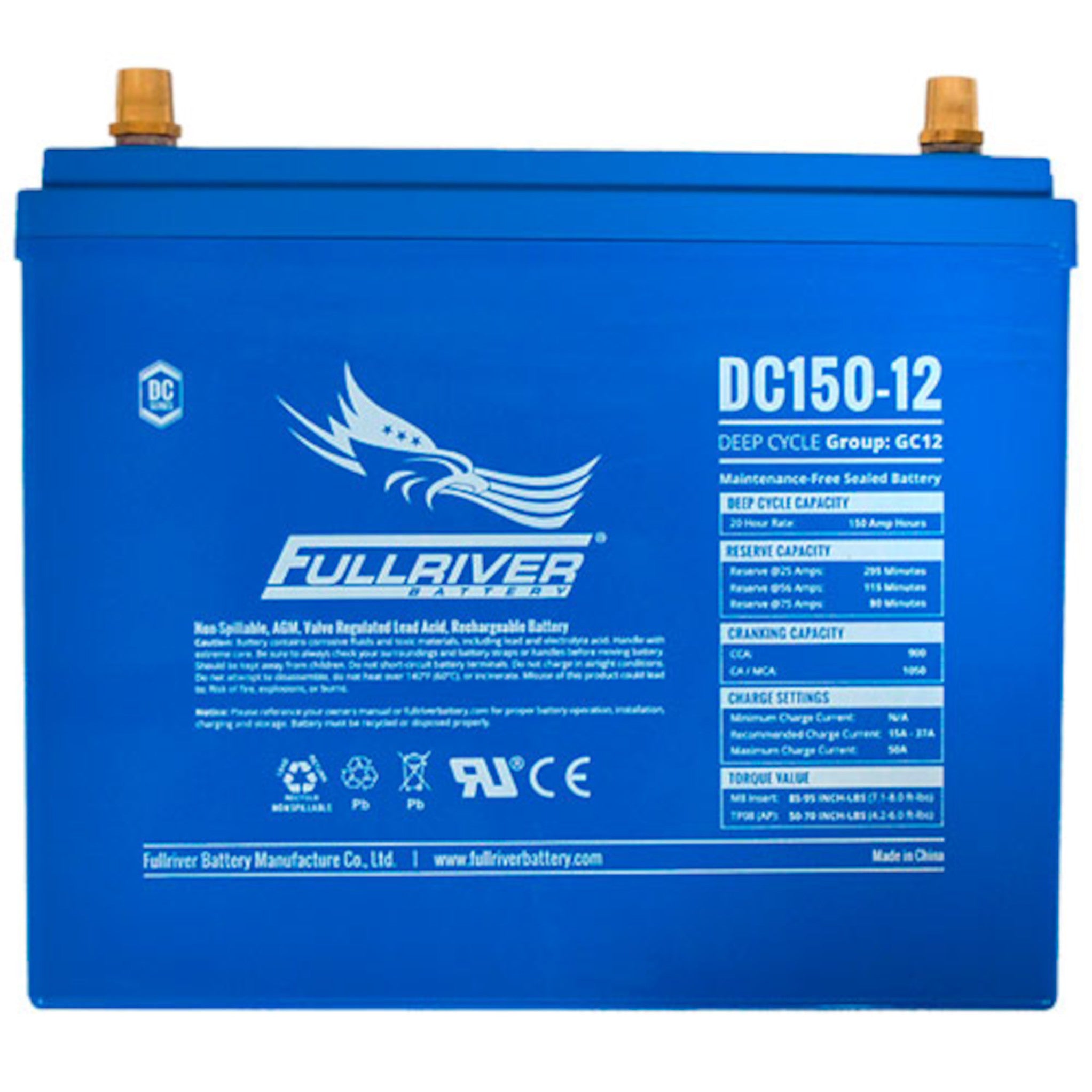 Fullriver DC150-12 AGM Battery